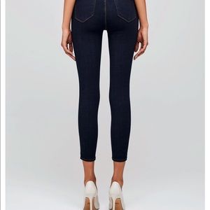 L’agence skinny high rise dark blue jeans